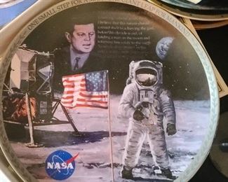 Apollo 11 Moon Landing 25th Anniversary Bradford Exchange Collector Plate 1993 1994