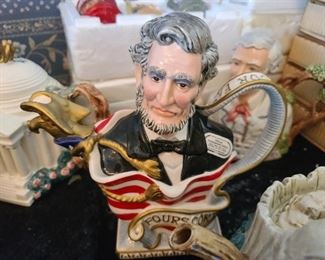 Abraham Lincoln Fitz & Floyd Teapot