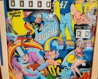 1973 Gottlieb Pro Football Pinball