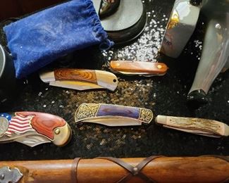 Variety of Pocket Knives