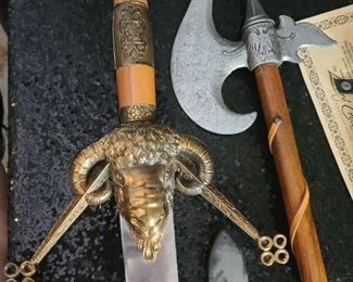 Ram's Head Claymore Sword 