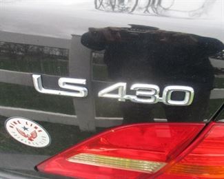 2003 LEXUS LS430, RUNS GOOD, NEEDS NEW EXHAUST SYSTEM, SOLD AS IS, CLEAN INTERIOR, LOADED WITH ALL THE FEATURES, WILL BE AVAILABLE FOR $2500.00 WHEN SALE OPENS