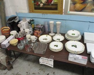 john deere dishes