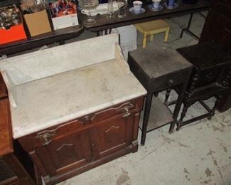 marble top commode