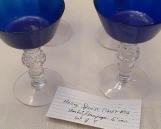 Heisey stemware set of 8