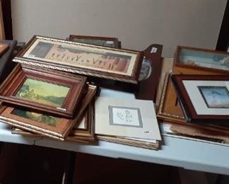 variety framed art