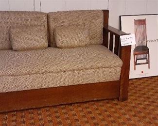  Antique. MISSION / Craftsman Loveseat.  