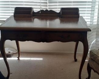 Writing desk w leather top (this was from the Chase Park Plaza Hotel)