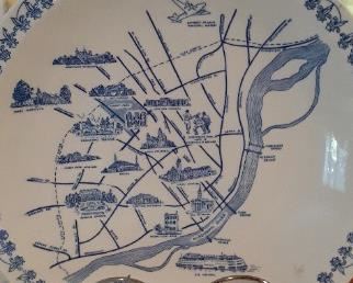 vintage collector plate of City of St Louis