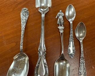 Case Table 
Sterling pieces 