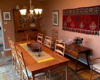 Dining Room 
Table w/ 8 chairs - Crawford Furniture, Jamestown, NY