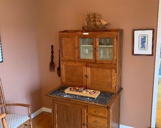 Dining Room 
Hoosier cabinet 