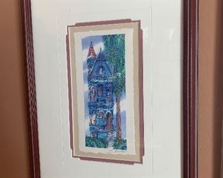 Dining Room 
Watercolor by J. Millam 