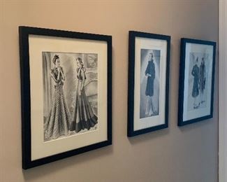 Hallway Downstairs 
Fashion plates
