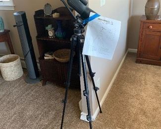 Primary Bedroom 
Bushnell 470x60 zoom refractor telescope
78-9470