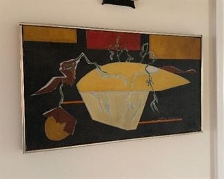 Upstairs Hallway 
Painting by Bea Evan