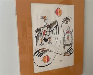 Bedroom One 
Artwork by M. Panamick