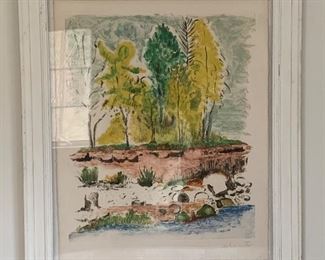 Bedroom One 
Watercolor by Sylvia Settel 