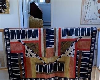 Upstairs Hallway 
Quilt by Sylvia Settel 