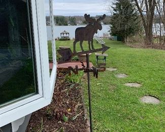 Outside 
Compass stake