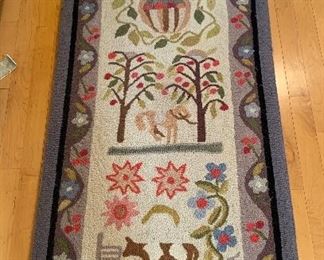Living Room 
Claire Murray wool hooked rug