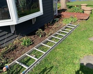 Outside 
Extension ladder