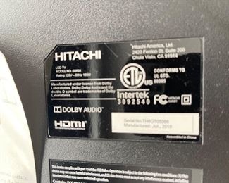 Hitachi 50" $100