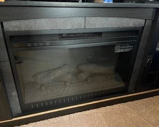 Entertainment Center with fireplace $300
