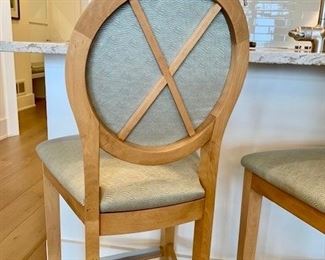 Wonderful detail on the back of chairs.