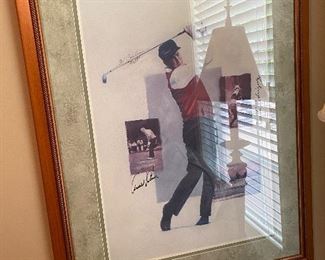 Jack Nicklaus, Arnold Palmer, & Chi-Chi Rodriguez Signed Picture