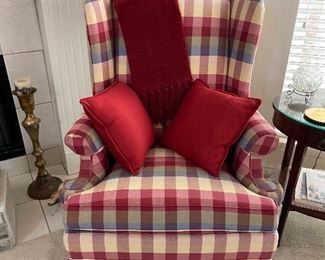 vintage ETHAN ALLEN WINGBACK CHAIR