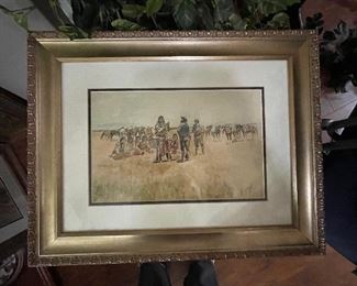 C. M. Russel artwork