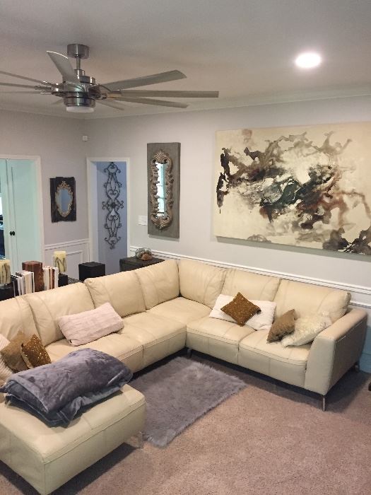 When deciding whether or not to buy this amazing sectional try not to fall asleep whilst surrounded and ensconced by plush throws and pillows.