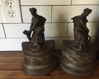 These gorgeous bookends are my type of heavy metal!