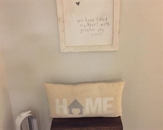 Cute home furnishings.