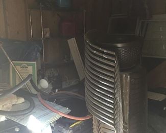 Outbuilding full of the outbuilding usual suspects.