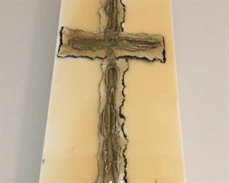 Cool religious art throughout the house.