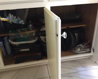 Air fryers have replaced the George Foreman grill as the #1 feature of bottom right cabinets from coast to coast. What is in your bottom right kitchen cabinet? 