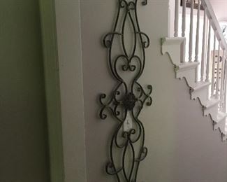 Iron wall hangings.