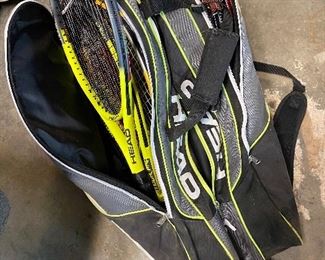 Good one piece tennis racquets. My friend Jerstin's racket was once music and his band was Tennis & the Mennonites. Go figure!