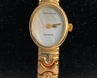 001 Geneve 14k Gold Ladies Watch
