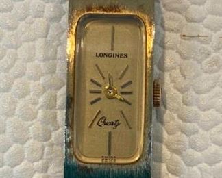 006 Vintage Longines Gold Tone Mesh Bracelet Quartz Watch