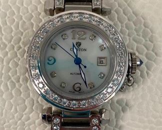 Croton Automatic Ladies Dress Watch with Sapphire Crystal