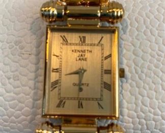 Kenneth Jay Lane Ladies Gold Tone Watch