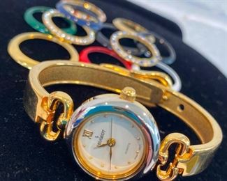 Peugeot Ladies Watch with Interchangeable Faces