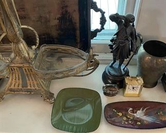 bronze statuette 15" high