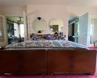 Round art-deco mirrors 38" diameter