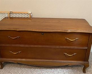 Vintage Lane cedar chest.