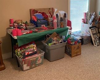 Tons of gift wrap & party supplies!