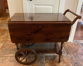 Vintage Ethan Allen tea cart.